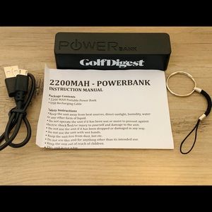 Golf accessories battery pack cell phone look!